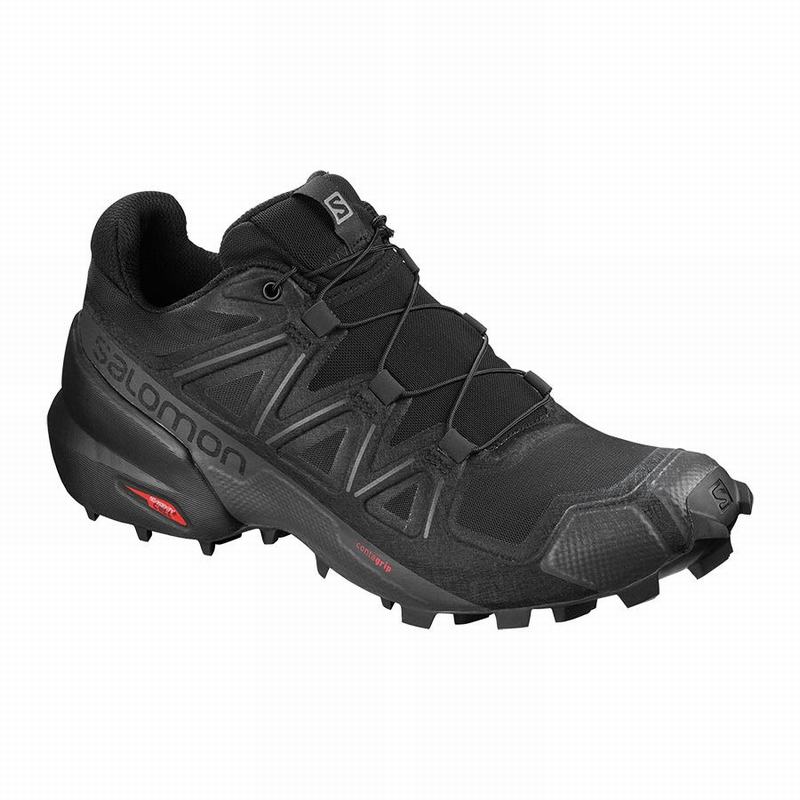 Zapatillas Trail Running Salomon Mujer Negras - Salomon Argentina SPEEDCROSS 5 ,108963-OKF